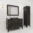 Baño Fenice Italia Set Alice Laccato Nero Oro - dizviz3d_Iryna