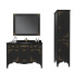 Baño Fenice Italia Set Alice Laccato Nero Oro - dizviz3d_Iryna