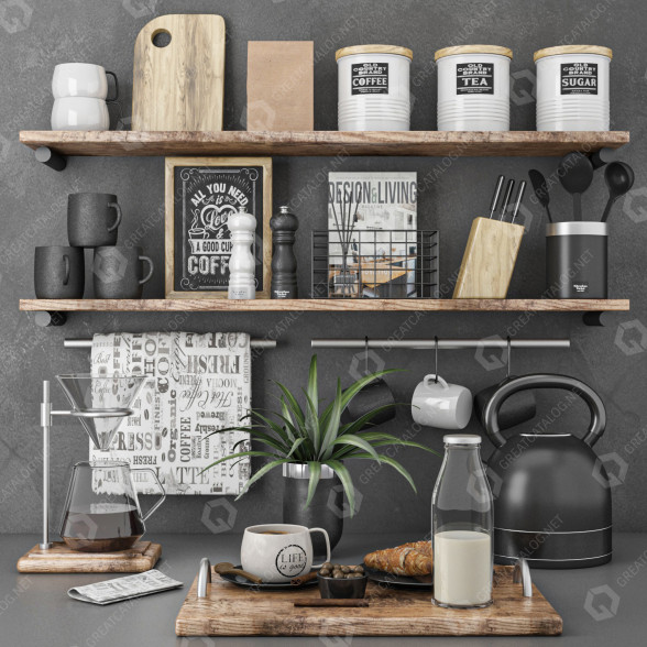 Декор Accessories Set 6 3D модель