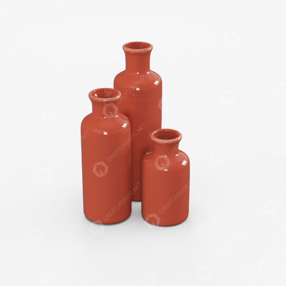 Vases Ceramics Vassels modèle 3D