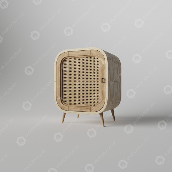 Тумбочка Tids Teneta S117L 3D модель