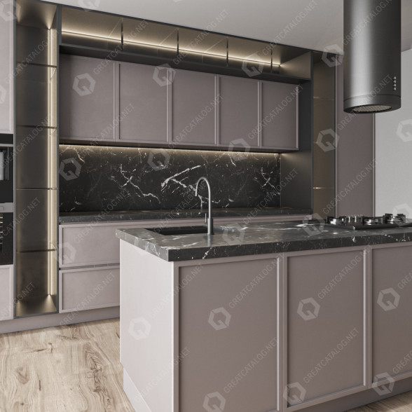 Kuchnia Set 13 model 3D