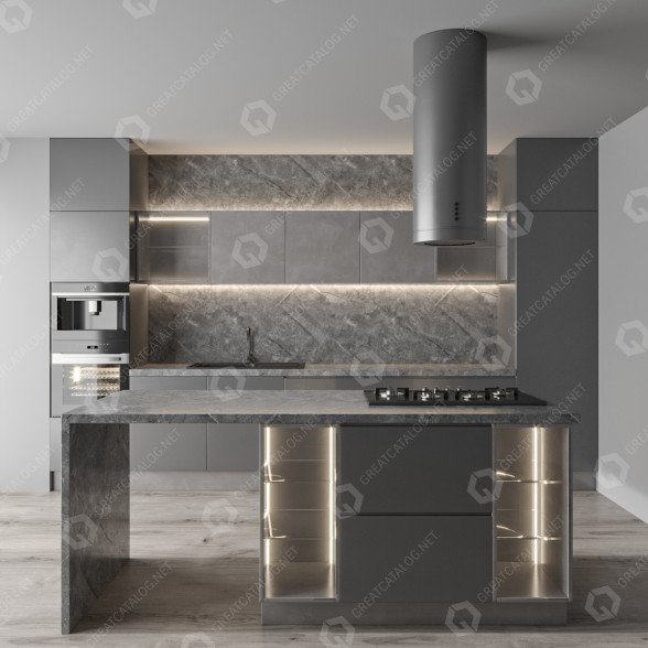 Kuchnia Set 14 model 3D