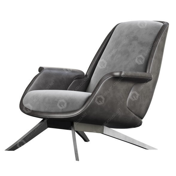 Sessel OAK Blues 3D-Modell