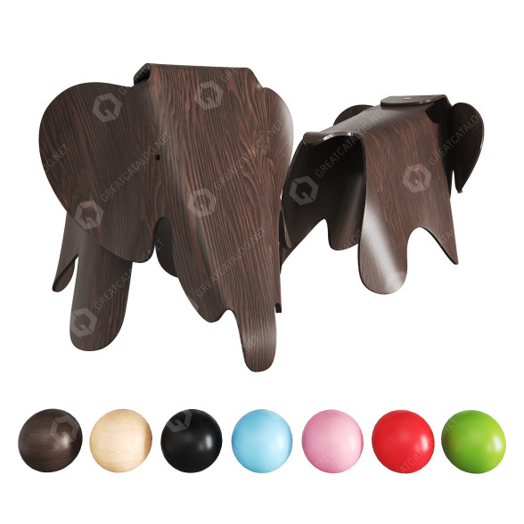 Іграшка Vitra Eames Elephant 3D модель