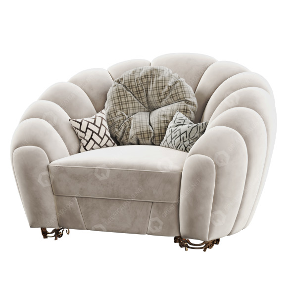 Fauteuil Gold Confort Pearl modèle 3D