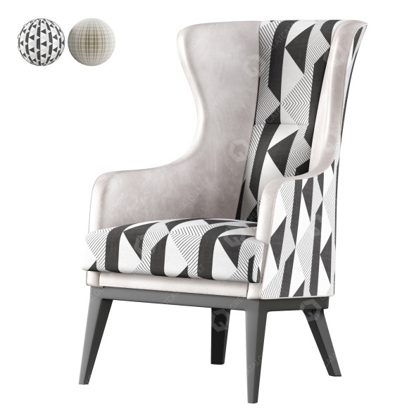Armchair Wiesner-Hager Grace 3D model