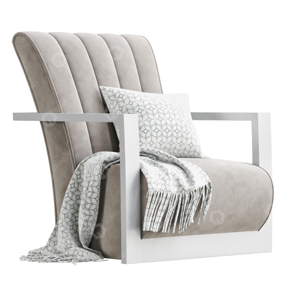 Armchair Corte ZARI Leon 3D model