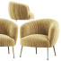 Fauteuil Gemma Velvet Tub - Islomov