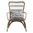 Armchair Moka Natural Rattan - Islomov