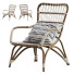 Armchair Moka Natural Rattan - Islomov