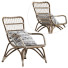 Armchair Moka Natural Rattan - Islomov