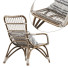Armchair Moka Natural Rattan - Islomov