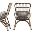Armchair Moka Natural Rattan - Islomov
