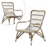 Armchair Moka Natural Rattan - Islomov
