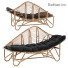 Шезлонг Anthropologie Positano Rattan Indoor Outdoor - Islomov