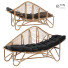Шезлонг Anthropologie Positano Rattan Indoor Outdoor - Islomov