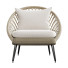 Armchair Pineapple Resin Wicker - Islomov