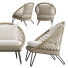 Armchair Pineapple Resin Wicker - Islomov