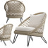 Armchair Pineapple Resin Wicker - Islomov