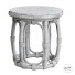 Coffee Table Round Natural Rattan Accent - Islomov