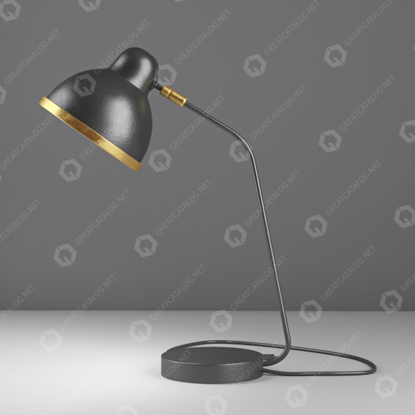 Table Lamp Black Metal 3D model