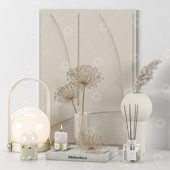 Декор Set 3 3D модель