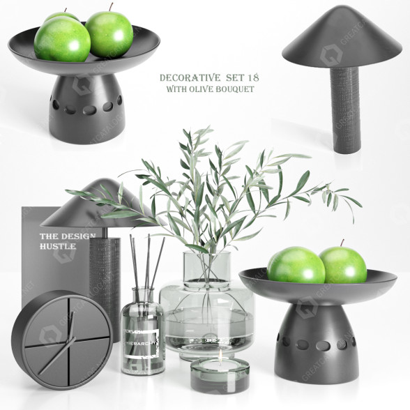 Decoración Set 9 Modelo 3D