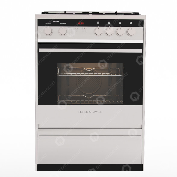 Herd Fisher & Paykel Gas 3D-Modell