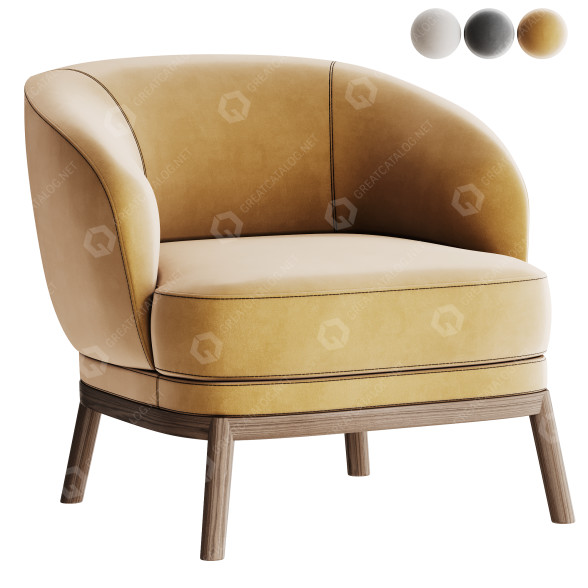 Sillón Domkapa Ruth Modelo 3D