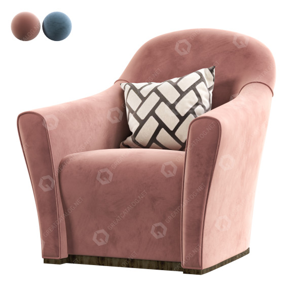 Fauteuil Bodema Nina modèle 3D