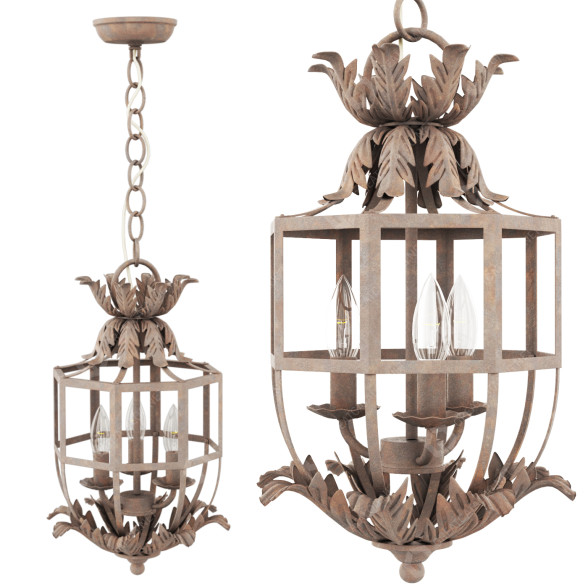 Pendant Lamp French Retro 3D model