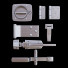 Türbeschläge Hardware Set - Kudim