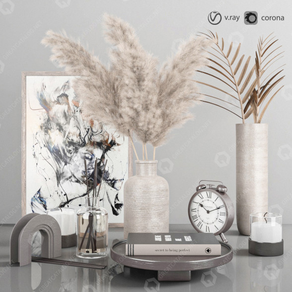 Décoration Ensemble 21 modèle 3D
