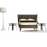 Bett und Dekoration Fabric with Upholstered Headboard - ixtiyorallakulov
