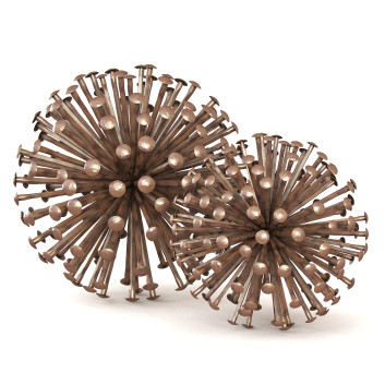 Статуетки Restoration Hardware Iron Nail Sphere