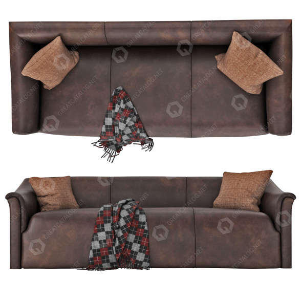 Sofa 1stDibs Jeffry by J.Robert Scott 3D model