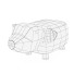 Otomana dla dzieci Piglet by Jiggle & Giggle - Kudim