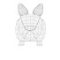 Дитячий пуф Rabbit by Jiggle & Giggle - Kudim