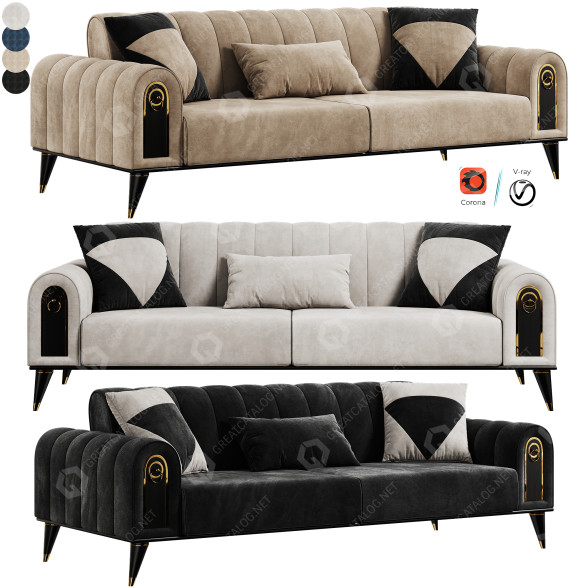 Sofá Buse Modelo 3D