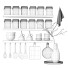 Декор Accessories Set Storage Jars - Kudim