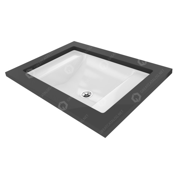 Умивальник Kohler Ledges 3D модель