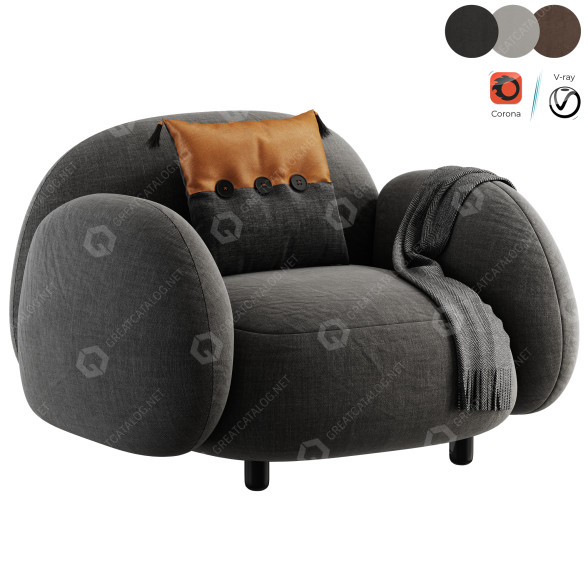 Fauteuil DesignByThem Sundae modèle 3D