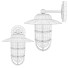 Farola Lamps Plus Marlowe 13 14 High Bronze Metal Cage Outdoor Wall Light - Kudim