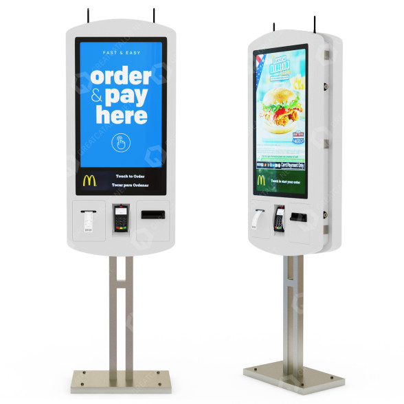 Kiosk samoobsługowy McDonalds model 3D