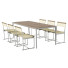 Tisch und Stuhl B&B Italia Mirto Outdoor Iroko - Kudim
