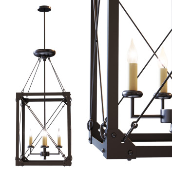 Люстра Shades of Light Modern Geometry Vertical Lantern