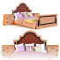 Bett und Nachttischchen Oakwood - Kudim