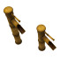 Змішувачі Phasat 4311 Vintage Moso Bamboo Style Brass - Kudim