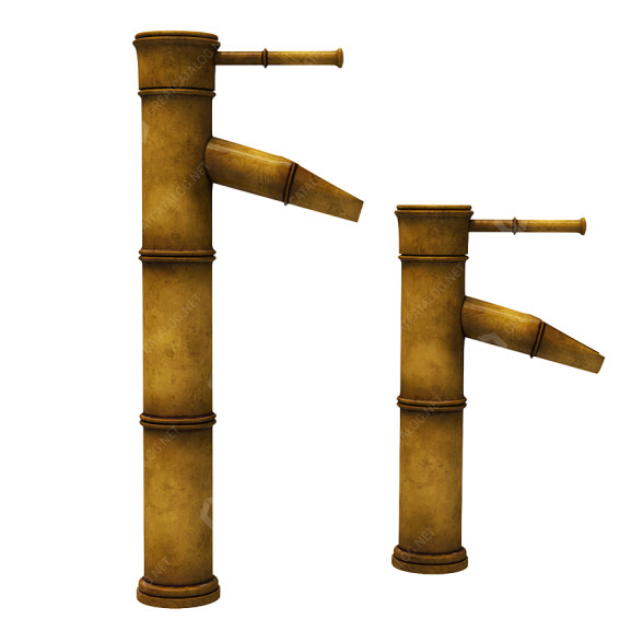 Змішувачі Phasat 4311 Vintage Moso Bamboo Style Brass 3D модель